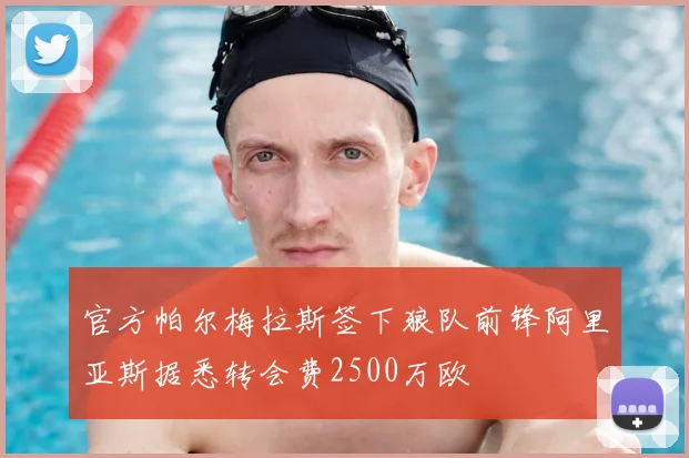 官方帕尔梅拉斯签下狼队前锋阿里亚斯据悉转会费2500万欧